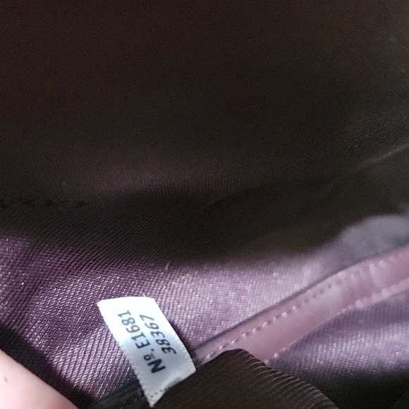 COACH EUC Mini Ruby Patchwork In Ruby Leather Red Burgundy Purse Crossbody - Picture 8 of 9